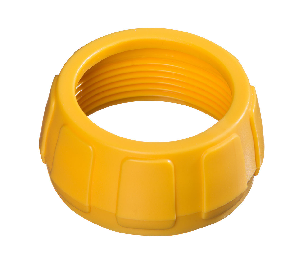 Überwurfmutter, gelb