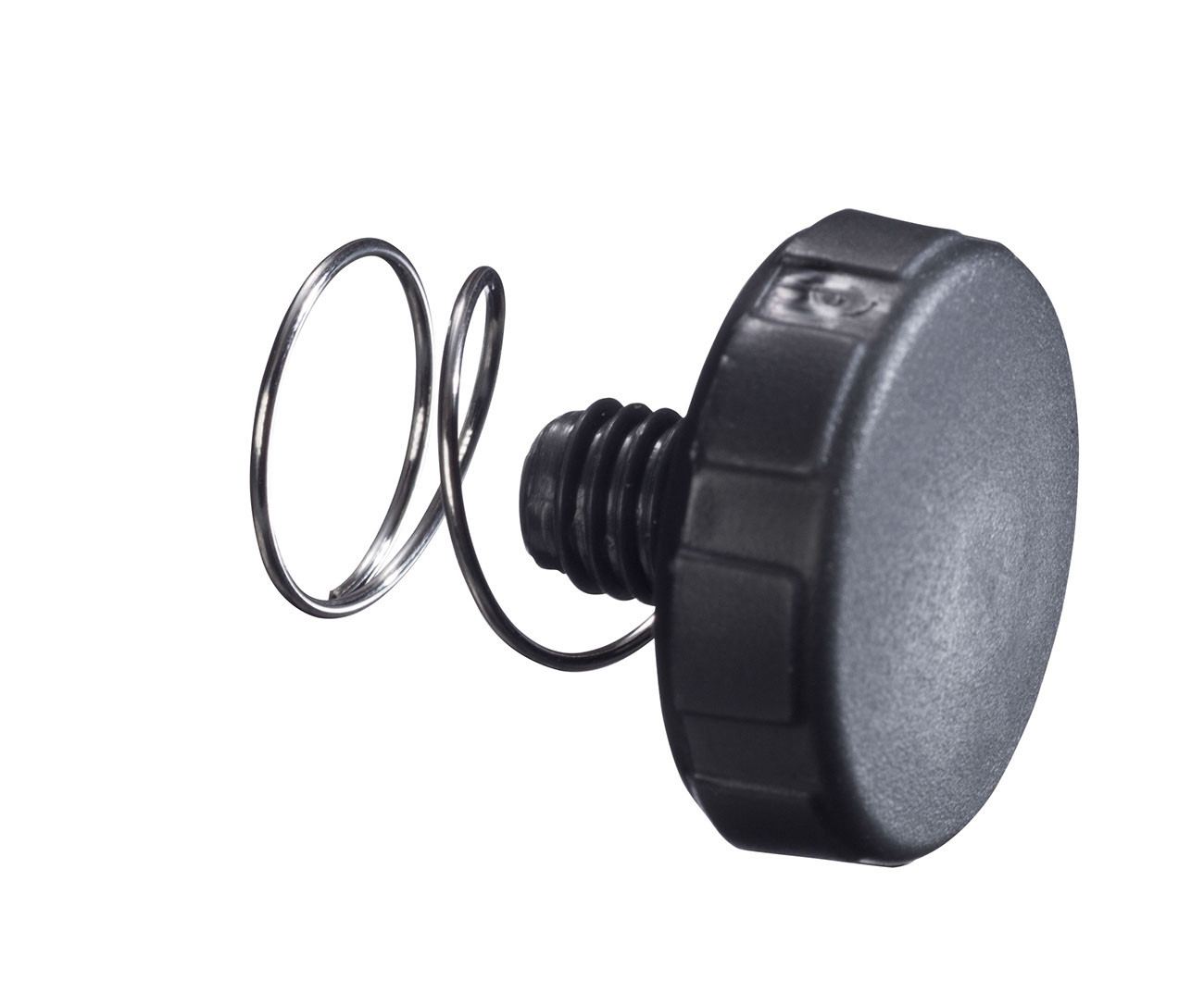 Materialmengenregulierung mit Feder