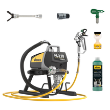 Wagner ProSpray 3.20 HEA Airless + Düsenverlängerung 12,5cm + Düse 519 + FlexTwist S + TipClean + EasyClean