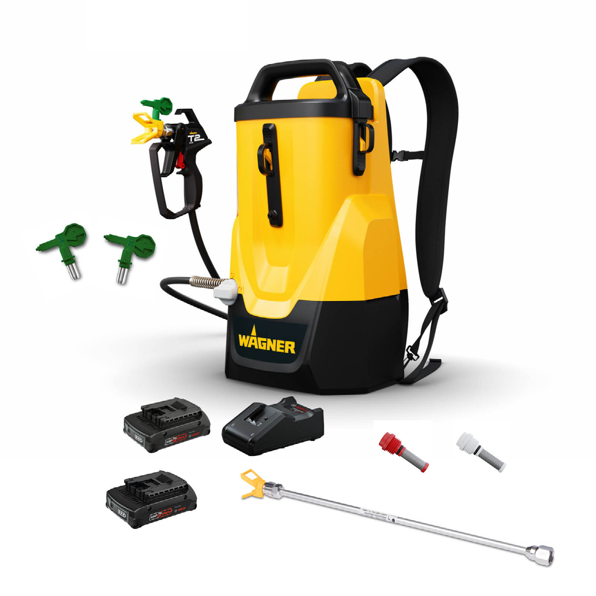 Airless Control Pro 300 Move 18V Kit + Akku + Düsenverlängerung 25cm + Düse 413 + Düse 517