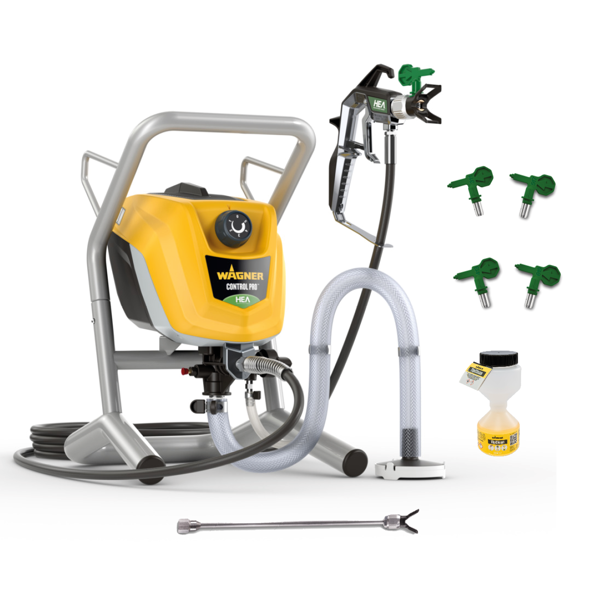 Wagner Airless HEA Control Pro 250 M + Düsenverlängerung 60cm + Düse 413 + Düse 619 + TipClean