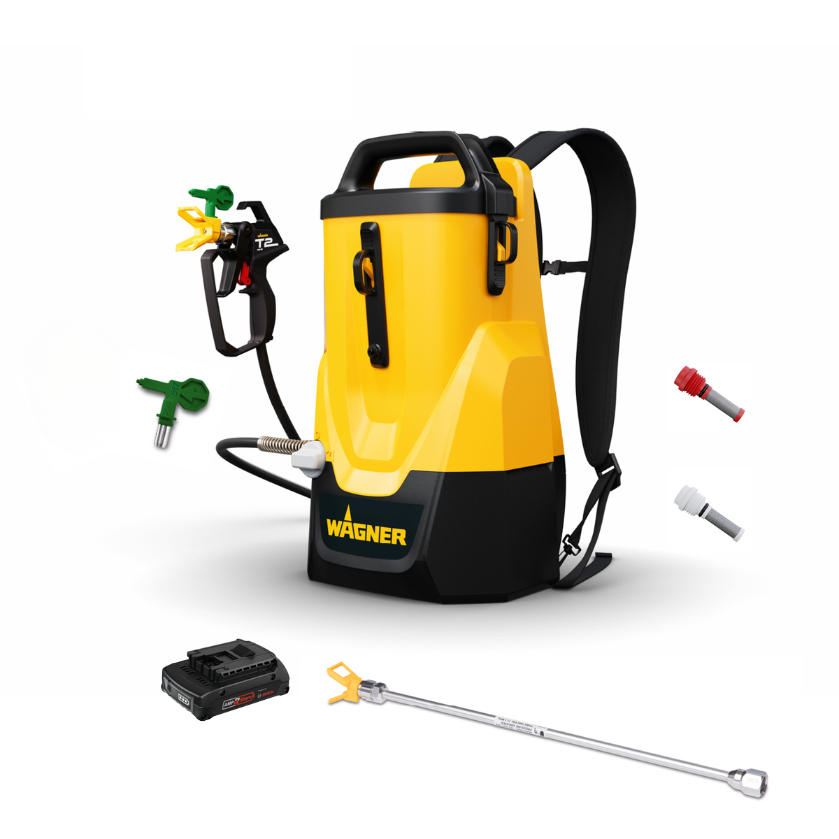 Airless Control Pro 300 Move 18V + Akku + D&uuml;senverl&auml;ngerung 25cm + D&uuml;se 517
