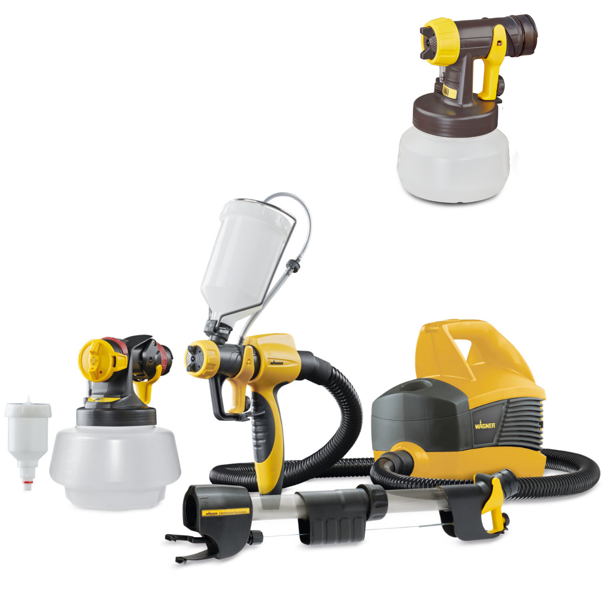 Wagner Universal Sprayer W 690 FLEXiO Extra Kit + Standard-Aufsatz